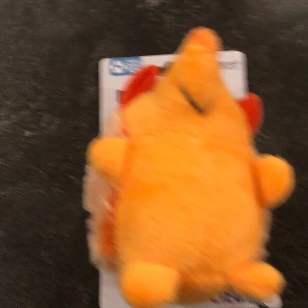 Orange Hedgehog Dog Toy